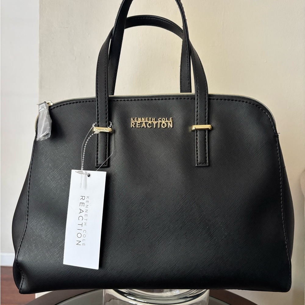 Kenneth Cole Reaction Black Satchel Bag